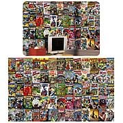 Marvel Comic Book Chair Rail Prepasted Wall Mural